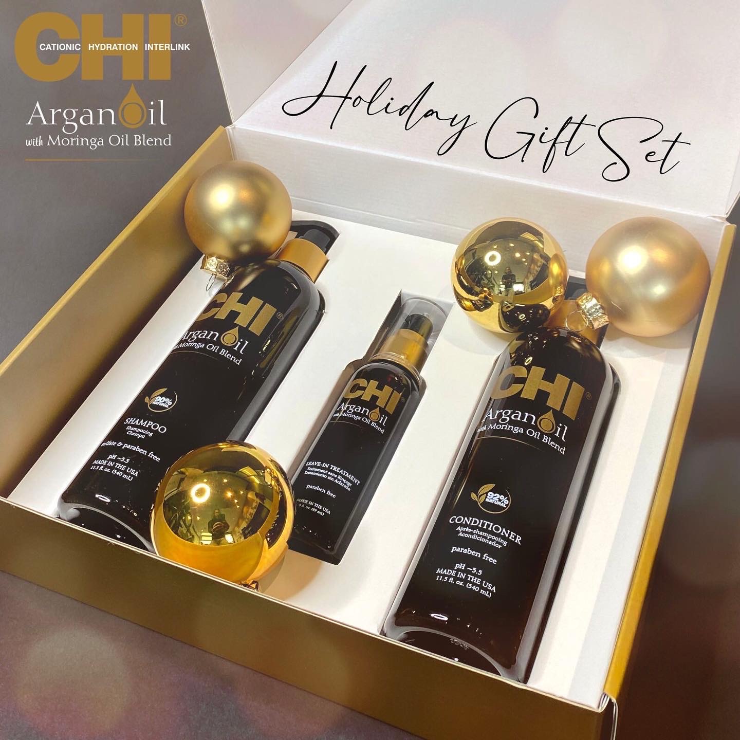 Luxe-holiday-gift-set-Argan-olie-CHI-2022