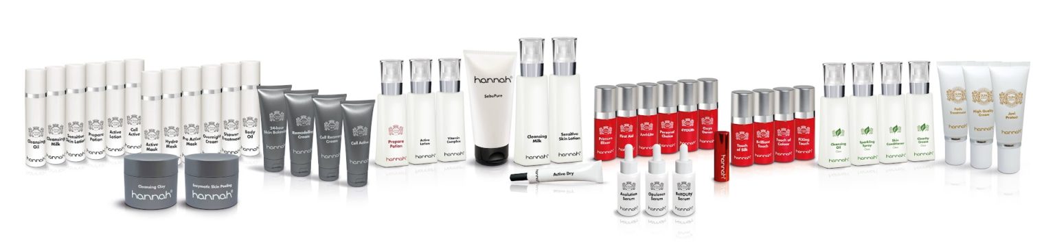 Hannah-gezichtsverzorgings-producten